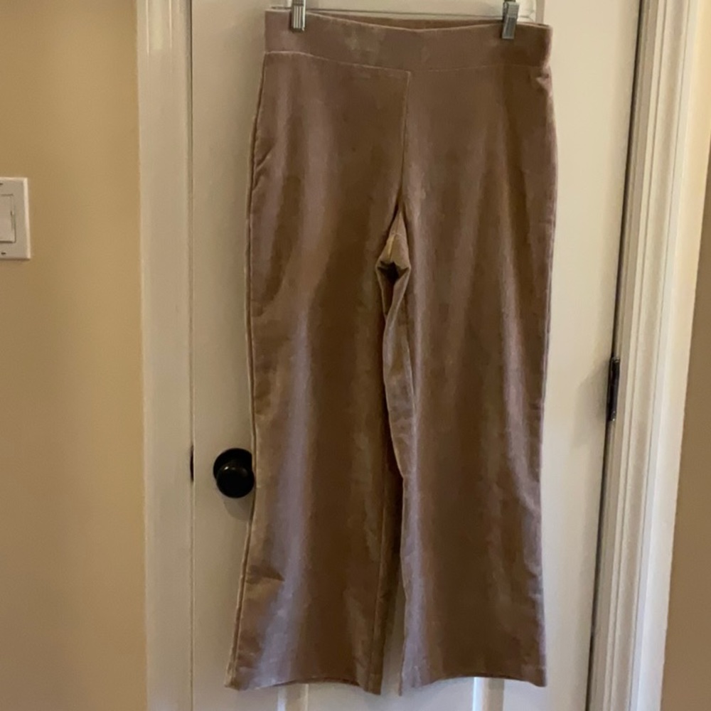 Loft NWT Velour Wide Leg Pants